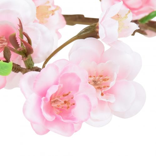 Artikel Persikoblomsgren konstgjord rosa grenfjäder 69cm