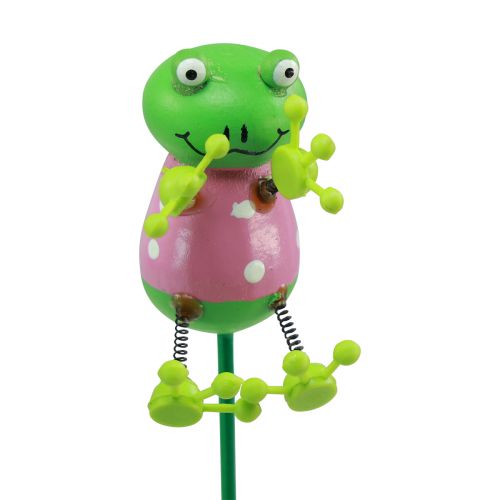 Växtpluggar grodor dekorativa blompluggar 24cm 16 st