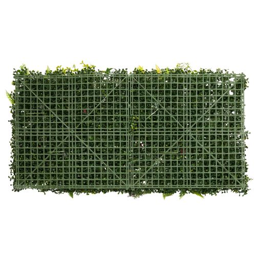 Konstgjord växtvägg 100 x 55 cm vertikal grönska | Floristik24.se