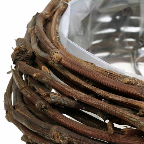 Floristik24 Växtkorg vinstockar natur Ø36cm H16cm