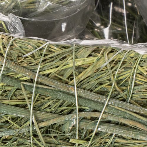Växthjärta av naturmaterial med folieinlägg, 22 cm, 2 stycken | Floristik24.se