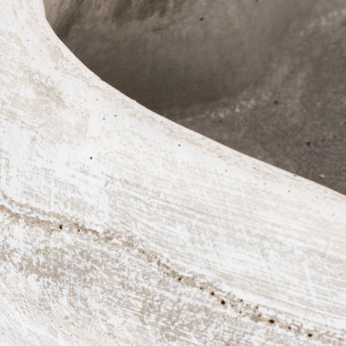 Dekorativ hjärtformad skål, grå; liten hjärtformad kruka, 19 cm | Floristik24.se