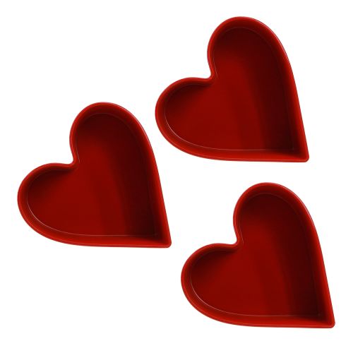 Artikel Romantisk växt hjärta växt skål hjärta röd 15×15×7cm 3st