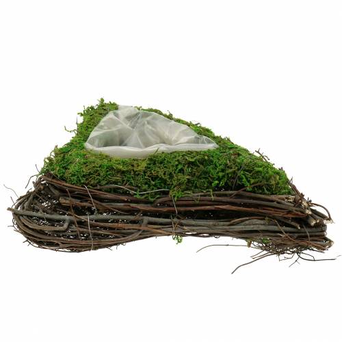 Floristik24 Planthjärtranka, mossa 26×36cm H9cm