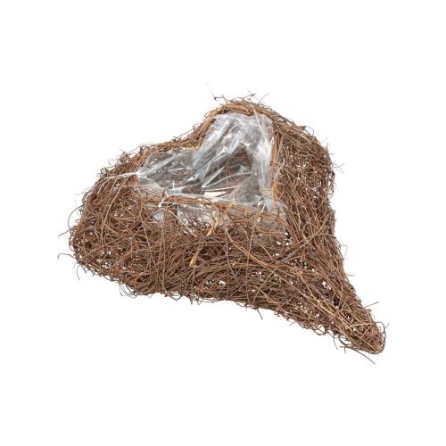 Floristik24 Växthjärta vinstockar hjärta växtskål naturlig Salim 21×20,5×6cm