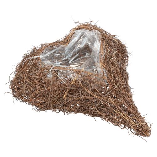 Floristik24 Växthjärta vinstockar hjärta växtskål naturlig Salim 25x30x6cm