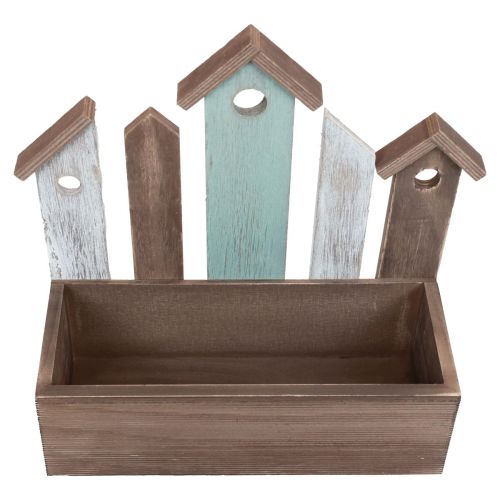Floristik24 Växtlåda träkruka husrad 30,5×30cm