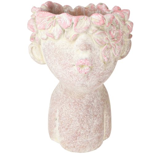 Växthuvud kyss mun byst för plantering rosa 18cm 3 st