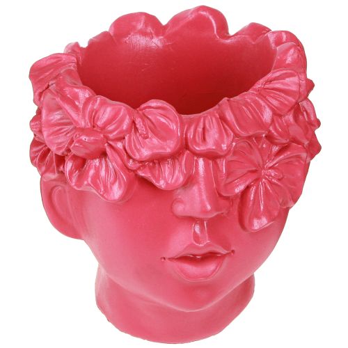 Artikel Planthuvud Polyresin Bust Planter Rosa 13,5×13×14cm