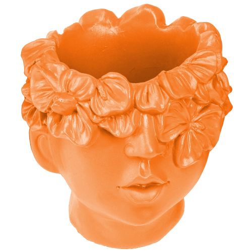 Artikel Plant Head Planter Byst Plant Kruka Orange 13,5×13×14cm