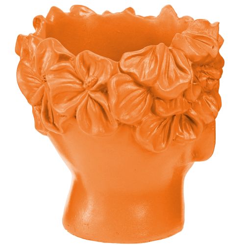 Artikel Plant Head Planter Byst Plant Kruka Orange 13,5×13×14cm