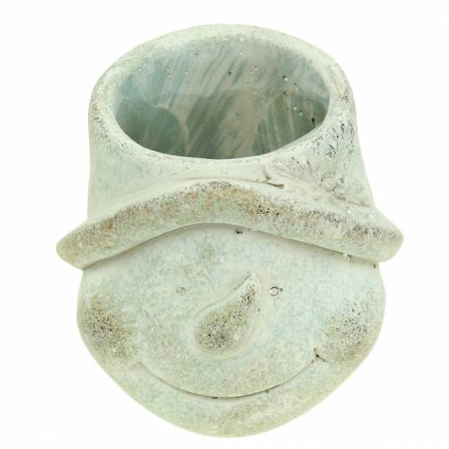 Artikel Planter växthuvud snögubbe Ø11cm H11.5cm 2st