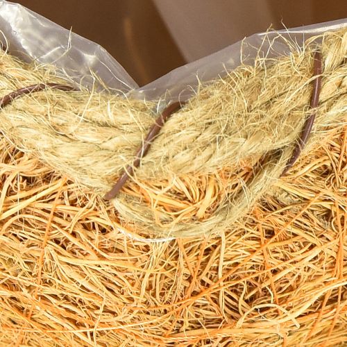Artikel Växtkorg pumpa med folie höstdekoration orange Ø18cm H15cm