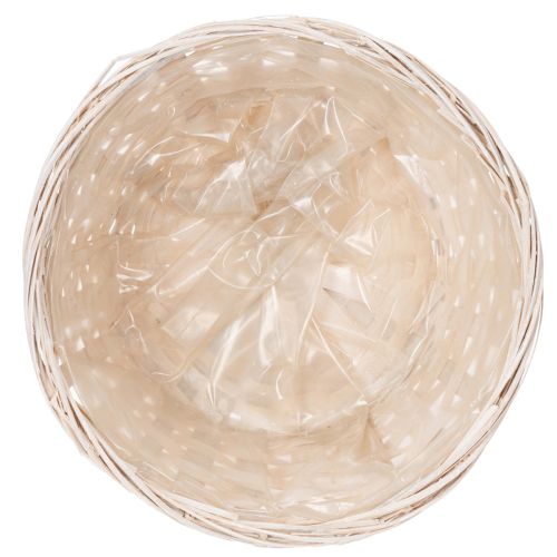 Artikel Flätad korgdekoration för mångsidig inredning, 20 cm, 8 stycken