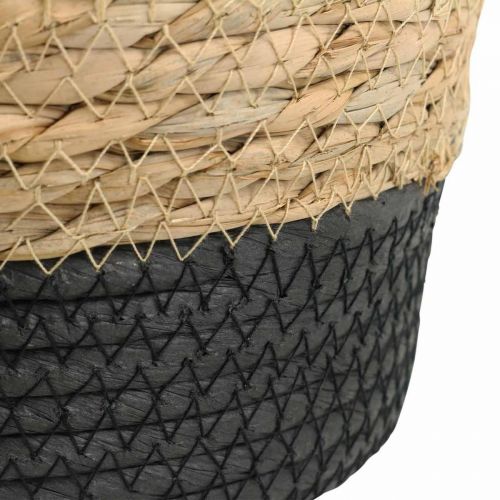 Floristik24 Växtkorg plantering sjögräskorg deco natur Ø23cm H20cm