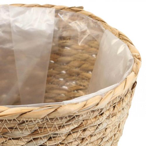 Artikel Växtkorg plantering sjögräskorg deco natur Ø26cm H23cm