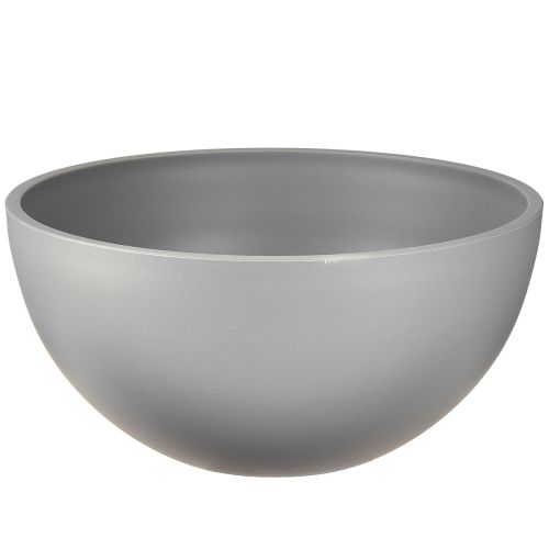 Blomkruka plast blomskål grå Ø25cm H12cm