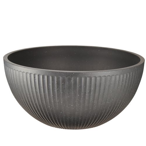 Krukskål plast antracit Ø40cm H18,5cm