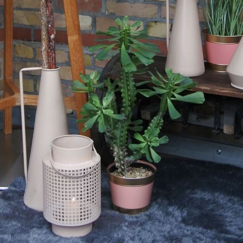 Artikel Planterkruka blomkruka metall cachekruka Ø26cm H22cm 4st