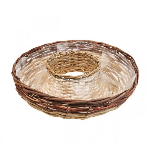 Floristik24 Växtring av pil, växtskål Ø44/38cm set om 2