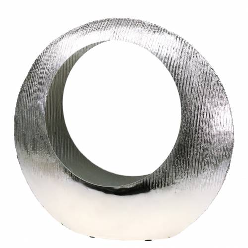 Floristik24 Växtring stående silver 40cm x 12cm H38cm