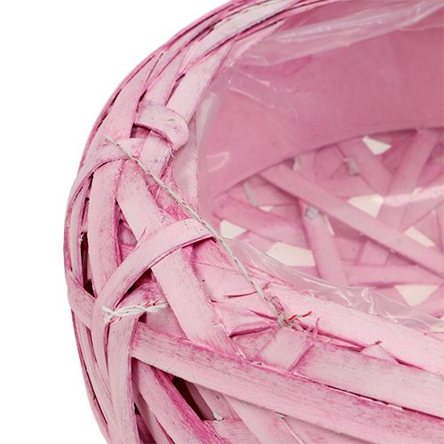 Floristik24 Planterskål rosa Ø25cm H9cm