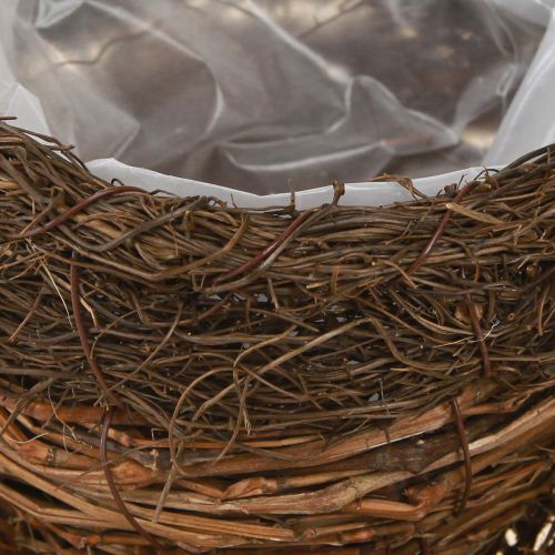 Artikel Växtskål kopp halmrankor naturlig brun Ø20cm 2st