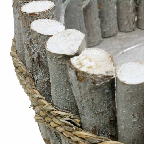 Floristik24 Planterskål gjord av grenar Ø33cm H13cm