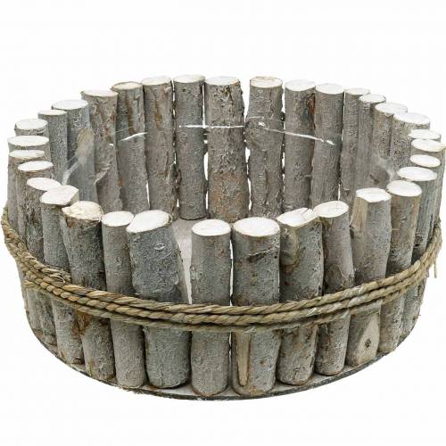 Floristik24 Planterskål gjord av grenar Ø33cm H13cm