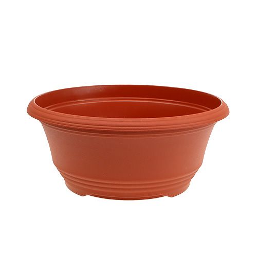 Planteringsskål i plast Ø20cm terrakotta 1 st
