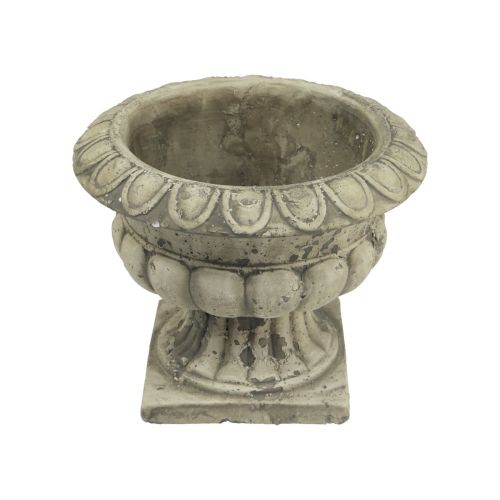 Växtskål liten växtkruka trofé antik betong Ø15cm H13cm