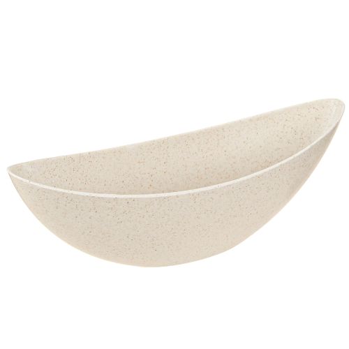 Floristik24 Växtskepp plast växtskål beige 28×9×9cm 3st