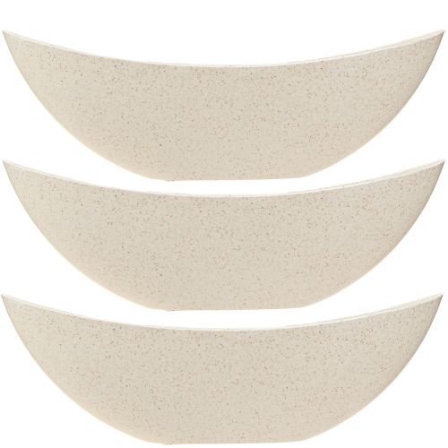 Artikel Växtskepp plast växtskål beige 28×9×9cm 3st