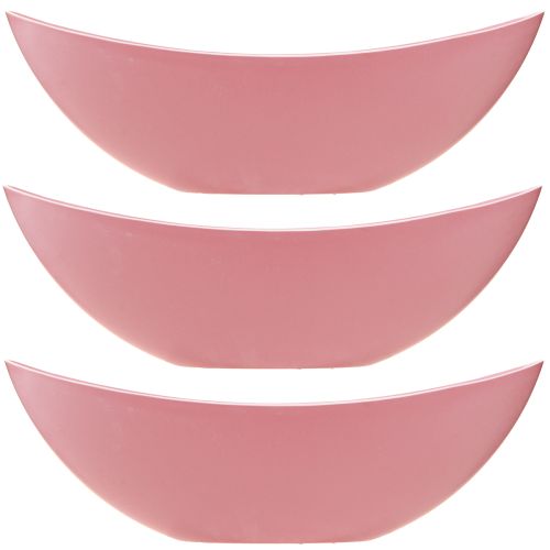 Artikel Växtbåt plastblomskål rosa 28×9×9cm 3st