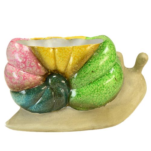 Artikel Dekorativ snigelväxtkruka keramisk blomkruka färgglad 19×8,5×11cm