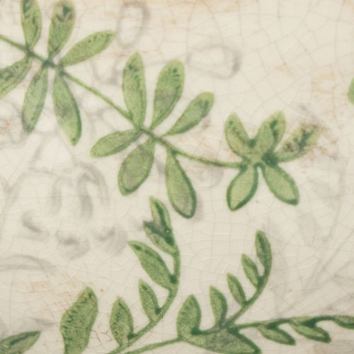 Artikel Keramisk kruka med blommönster, rumsdekoration, 18 cm