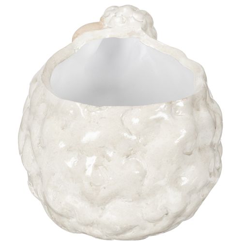 Artikel Fårformad keramisk planteringslåda, dekorativ växtskål för trädgård och hem, 2 stycken