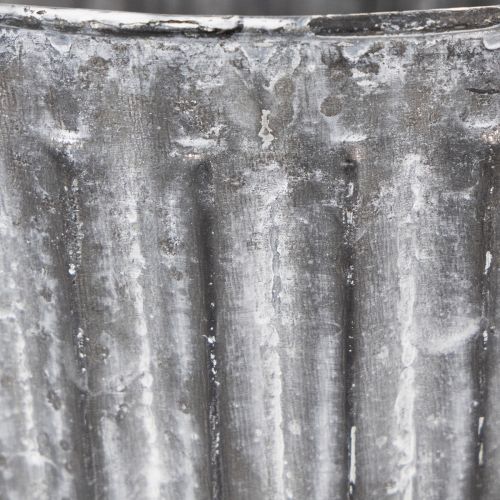 Metallkruka, dekorativ kruka