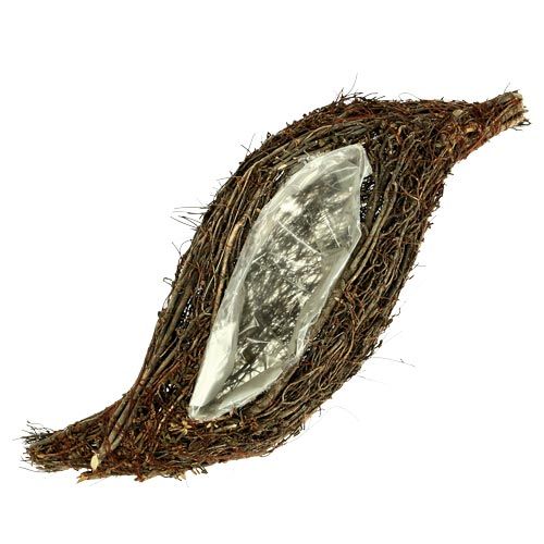 Floristik24 Planteringsaxel gjord av grenar 45 cm x 16 cm