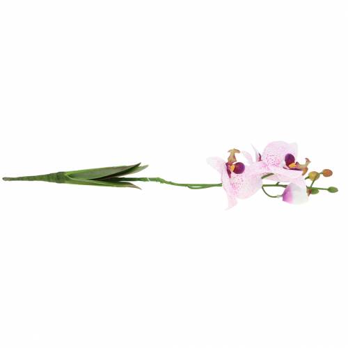 Artikel Konstgjord orkidé phaleanopsis vit, lila 43 cm