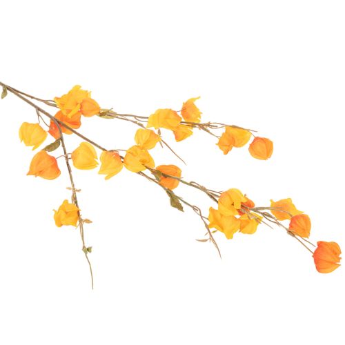Konstgjord kinesisk lykta, Physalis-gren med blommor, 95 cm | Floristik24.se