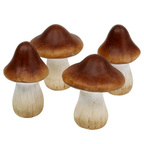 Floristik24 Svampblandning av lera-keramisk brun 9 cm 8st