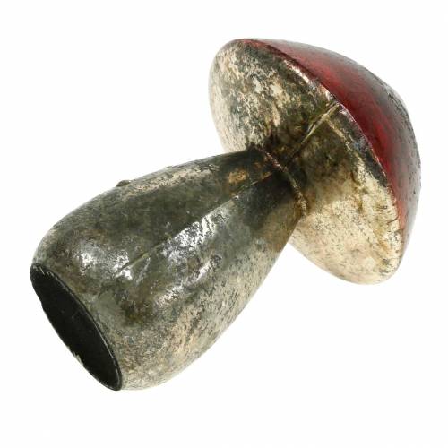 Floristik24 Dekorativ svamp mörkrött glas H13cm