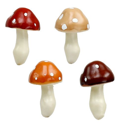 Floristik24 Svampar sorterade 3cm x 5cm på tråd 48 st