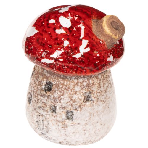 Svamphusdekoration Miniatyr Flugsvamp 6 cm 2 st | Floristik24.se
