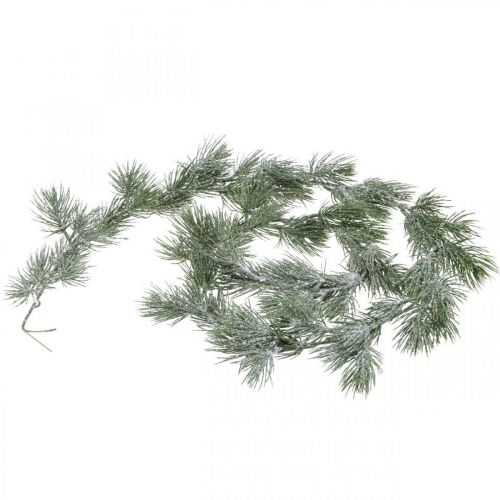 Floristik24 Julgirlang konstgjord furu iced väggdekoration 162cm
