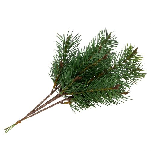 Floristik24 Konstgjord furugren 33cm 4st