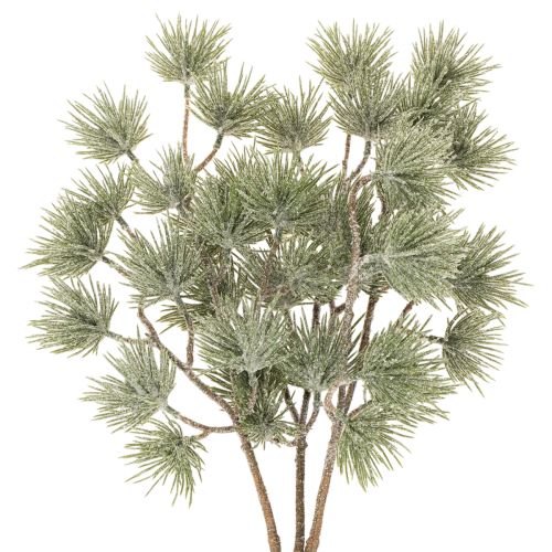 Konstgjord grangren, stor tallgren för vinterdekoration, 55 cm, 3 stycken