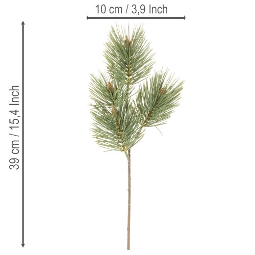 Dekorativt knippe av konstgjorda tallgrenar för arrangemang 39 cm 6 st | Floristik24.se