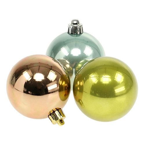 Floristik24 Plastkula Ø6cm blandade färger. 10 st